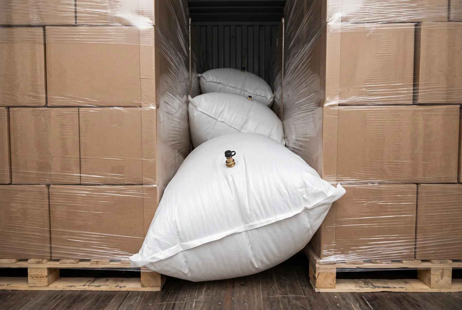 Container-Staupolster und Dunnage Bags